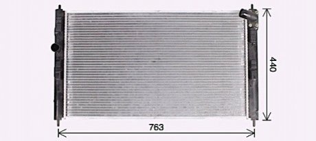 Радиатор охлаждения Aircros/ASX 1.6/2.0 7/13+ (выр-во AVA) AVA COOLING MT2276 (фото 1)