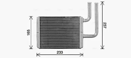 Теплообмінник, система опалення салону AVA COOLING MT6284 Купити в Україні