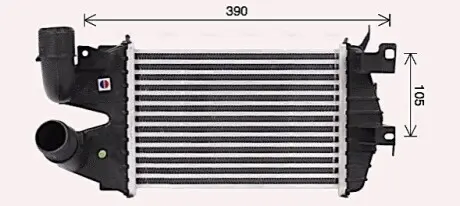 Фото 1 — Інтеркулер AVA COOLING (OL4691) Фото Інтеркулер AVA COOLING (OL4691) зображення 1