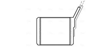 Теплообмінник, система опалення салону AVA COOLING OL6182 Купити в Україні