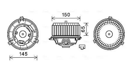 Компресор салону AVA COOLING OL8674 Купити в Україні