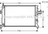 Радіатор охолодження двигуна CORSAC 13/7CDTi MT/AT 03- (Ava) OLA2380