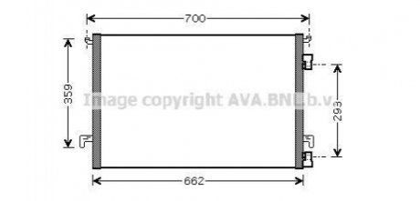 Радиатор кондиционера AVA COOLING OLA5334