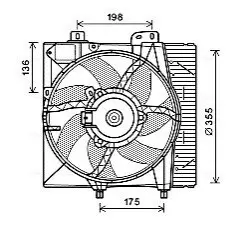 Вентилятор AVA COOLING PE7550 Купить в Украине