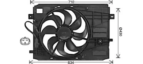 Вентилятор AVA COOLING PE7561 Купить в Украине