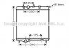 Радіатор охолодження Citroen C3/Peugeot 207/208 1.4/1.6 07- AVA COOLING PEA2298 (фото 1)