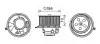 Фото Вентилятор салону RENAULT LAGUNA II, VEL SATIS 1.6-3.5 03.01-08.09 AVA COOLING (RT8581) зображення 1
