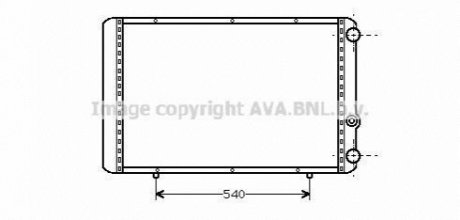 Радіатор охолодження двигуна REN TRAFIC 25D/25TDI MT (Ava) AVA COOLING RTA2155 (фото 1)