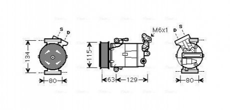 Компрессор AVA COOLING RTAK384