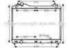 Радиатор, охлаждение двигателя AVA COOLING SZ2100 (фото 1)