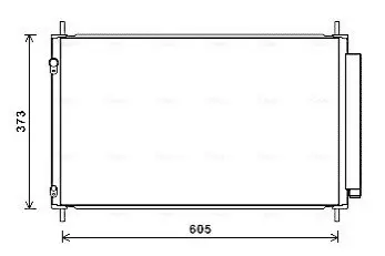 Фото Конденсатор, система кондиціонування повітря AVA COOLING (TO5708D) зображення 1