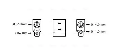 Фото 1 — Розширювальний клапан, система кондиціонування повітря AVA COOLING (VN1076) Фото Розширювальний клапан, система кондиціонування повітря AVA COOLING (VN1076) зображення 1