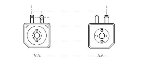 Охолоджувач оливи AVA COOLING VN3082 (фото 1)