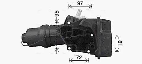Охолоджувач оливи, моторна олива AVA COOLING VN3329H
