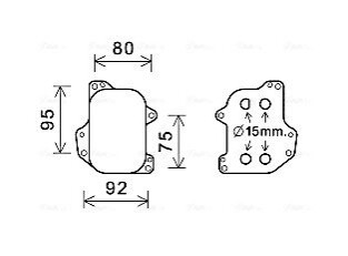 Охладитель масла AVA COOLING VN3393 (фото 1)