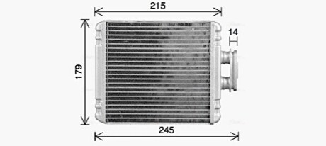 Автозапчасть AVA COOLING VN6434