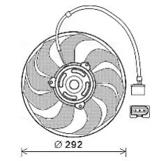 Вентилятор AVA COOLING VN7533 Купить в Украине