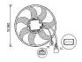 Фото AVA VW Вентилятор радиатора Audi A1/3, Caddy III, Golf V,VI, Jetta III, Passat, Touran, Skoda Fabia II, Octavia II, SuperB II, Yeti 1.6/2.0TDI AVA COOLING (VN7537) изображение 1