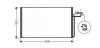 AVA VOLVO Радиатор кондиционера C30 06-, C70 II 06-, S40 II 04-, V50 04- AVA COOLING VOA5150 (фото 1)