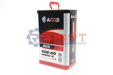 Фото Моторна олива. 15W-40 Power M (Каністра 4л))) Axxis (AX-2044) зображення 1