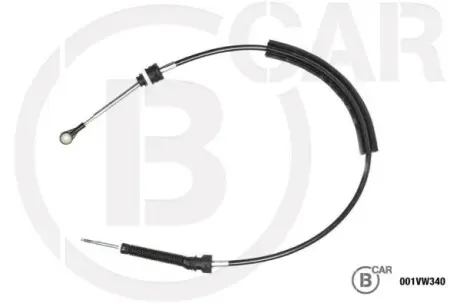 Трос привода коробки передач B CAR 001VW340