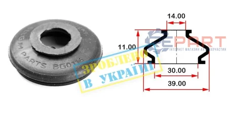 Пильник опори кульової рульового наконечника (універсальний) (30х14x11/39) BELGUM PARTS BG0116