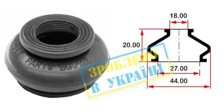 Пыльник шаровой опоры BELGUM PARTS BG0122