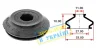 Пыльник центральной рулевой тяги Opel Omega B BELGUM PARTS (BG0137) изображение 1