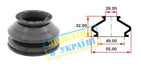 Пыльник наконечника рулевой тяги BELGUM PARTS BG0139