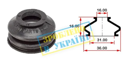 Пыльник шаровой опоры BELGUM PARTS BG0145