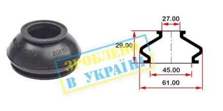 Пыльник шаровой опоры BELGUM PARTS BG0155
