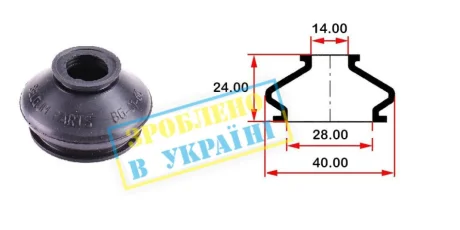 Пыльник шаровой опоры BELGUM PARTS BG0160