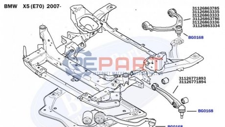 Пыльник опоры BELGUM PARTS BG0168 (фото 1)