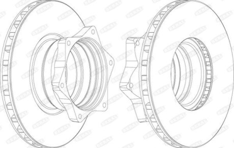 Диск гальмівний BERAL BCR165A (фото 1)