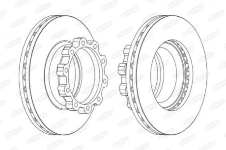 Диск тормозной BERAL BCR170A (фото 1)