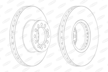 Диск тормозной BERAL BCR214A (фото 1)