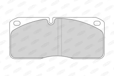 Комплект гальмівних колодок, дискове гальмо BERAL BCV29067T