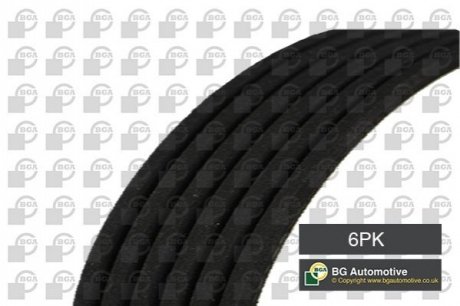 Ремень генератора Audi A4/A6/MB W203/204/Passat BGA 6PK2404