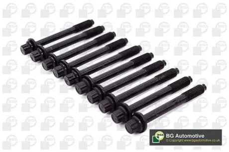 Комплект болтов с головкой системы TORX из черного металла BGA BK4332