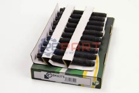 Фото Комплект болтов с головкой системы TORX из черного металла BGA (BK6375) изображение 1