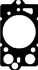 Прокладка ГБЦ Ford Scorpio I-II/Land Rover Range Rover I 2.5 TD/2.4 TD 86-98 (1 циліндр) BGA (CH5350B) зображення 1
