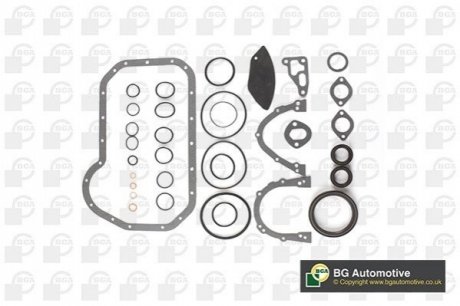 Комплект прокладок Audi 80/Golf/Passat/Transporter 1.5-1.7D/1.8 73-93 (нижний)) BGA CK2330