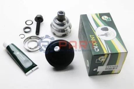 Фото 1 — ШРКШ (ШРУС) зовнішній AUDI 80/100/A4/A6 2.0/2.8 91-00 BGA (CV0143A) Фото ШРКШ (ШРУС) зовнішній AUDI 80/100/A4/A6 2.0/2.8 91-00 BGA (CV0143A) зображення 1