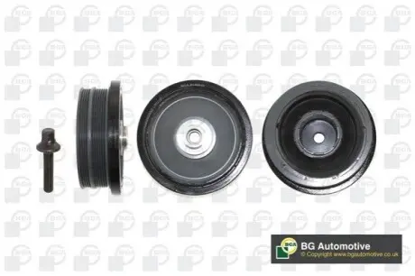 Фото Шків колінвалу BMW 1/3/5/X3 2.0D 02- (4PK+6PK) BGA (DP0374K) зображення 1