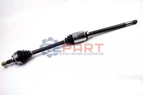 Фото Піввісь Renault Master 98- (R) (28x39x1118x51T) (+ABS) BGA (DS7312RA) зображення 1