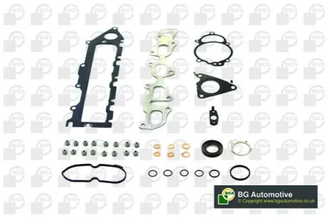 Комплект прокладок Octavia/Golf 1.6TDI 12- (верхний/без прокладки ГБЦ)) BGA HN0115 Купить в Украине