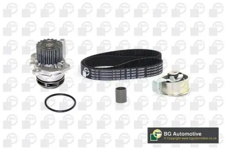 Комплект ГРМ + помпа Audi A3/A4/A6/Skoda Octavia/VW Golf/Passat/Bora 1.9TDI 95-10 (30x120z) BGA TB0150CPK-1