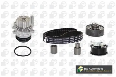 Комплект ГРМ + помпа Audi A3/Skoda Octavia/VW Caddy II/Golf/Polo 1.9TDi 95-10 (25x141z) BGA TB0160CPK Купити в Україні