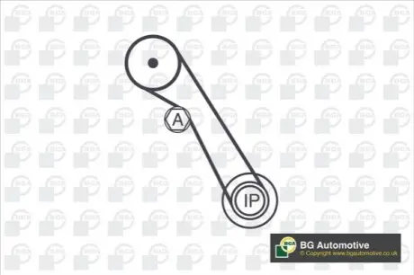 Комплект ГРМ Ford Connect 1.8TDCI 02 BGA TB2310K Купити в Україні