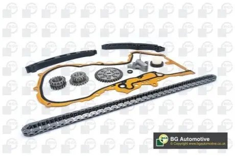 Ланцюг приводу ГРМ (к-кт) A1/A3/Fabia/Octavia/Roomster/Caddy/Golf/Polo 1.4TSI 07- (зам TC0105FK) BGA TC0177FK Купити в Україні